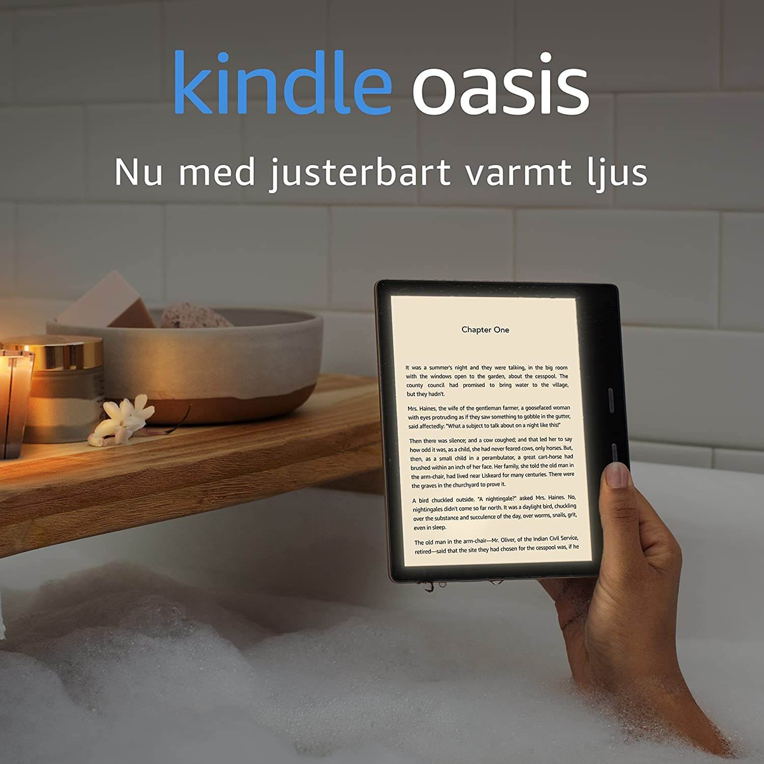 Kindle Oasis Produkt Recension Läsplatta